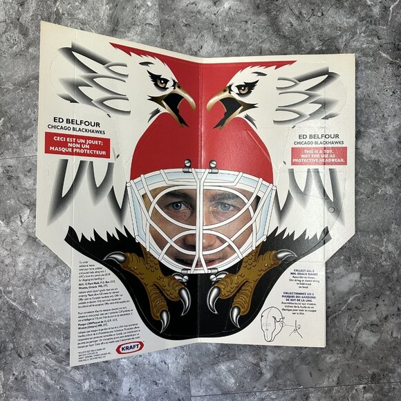 1994 1994-95 KRAFT GOALIE MASKS COMPLETE SET OF 8 - ROY POTVIN BELFOUR - Picture 3 of 9